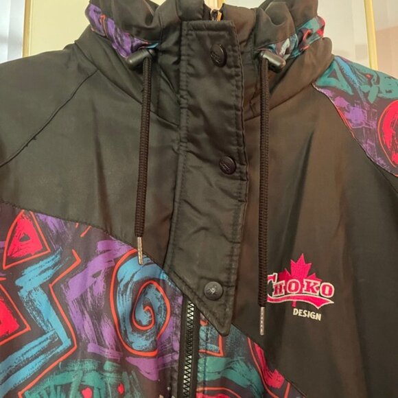 Vintage 90s Choko Heavy Duty Snowmobile Winter Coat Jacket Women's XXL Rare - Picture 6 of 12